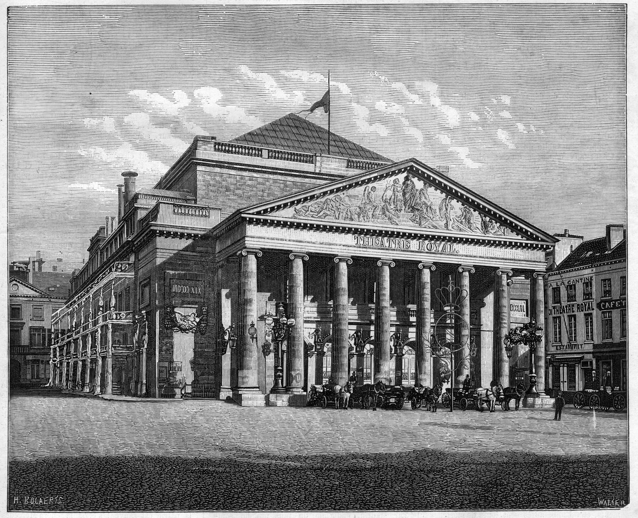 Teatre Royal de la Monnaie, Bryssel, Belgia tekijältä Unknown artist