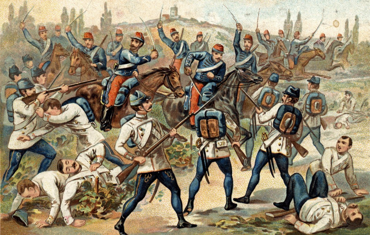 Solferinon taistelu (24. kesäkuuta tekijältä Unknown artist