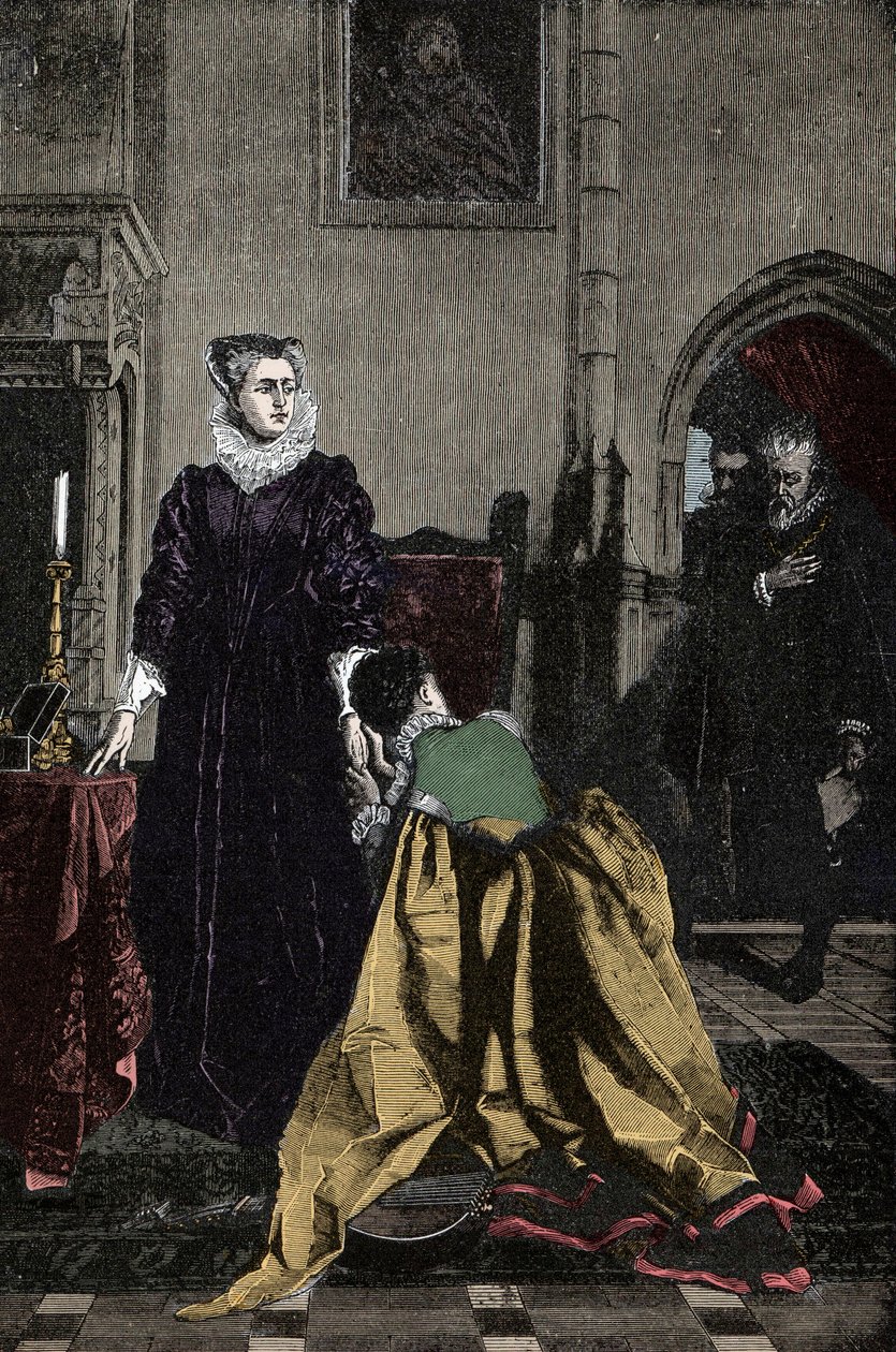 Kuoleman pidätyskirja Mary Stuartille (Skotlannin kuningatar tekijältä Unknown artist