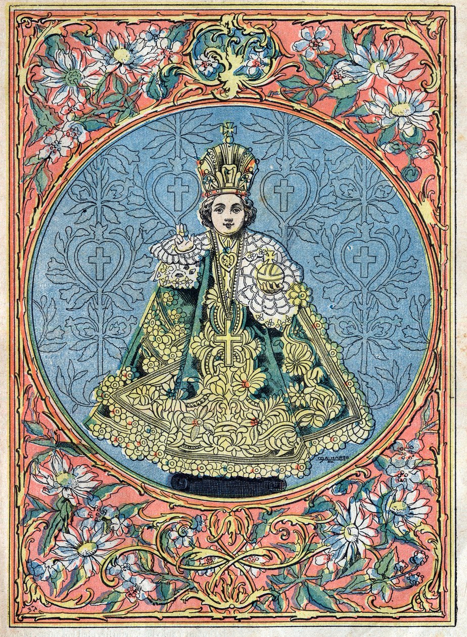 Prahan Jeesus-lapsi - Prahan Jeesus-lapsi - kuva 1800-luvun lopusta tekijältä Unknown artist