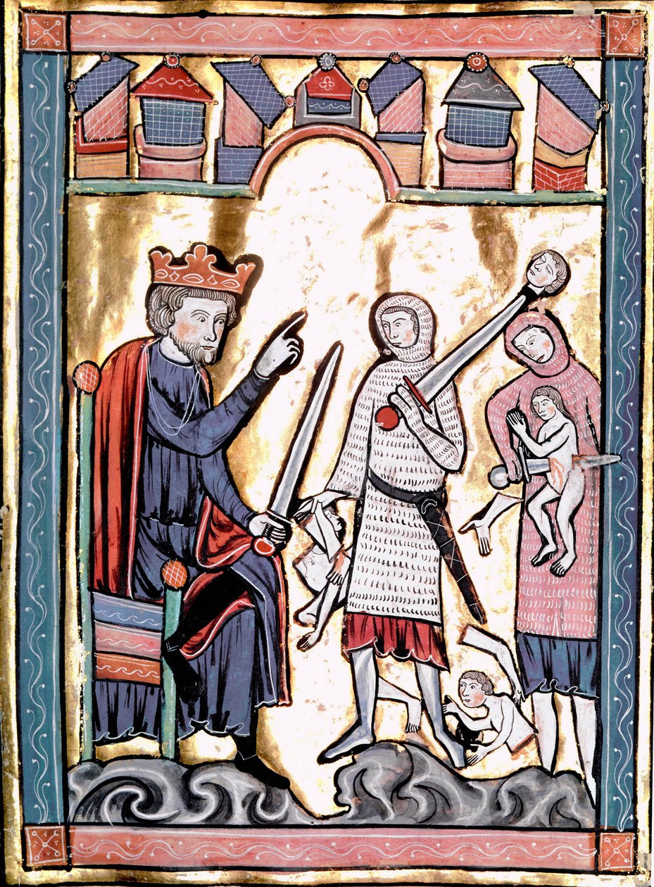 The Massacre of Innocents Miniature otettu sanoista "Liber Psalmorum Cum Calendar" tai "Psaltier à l