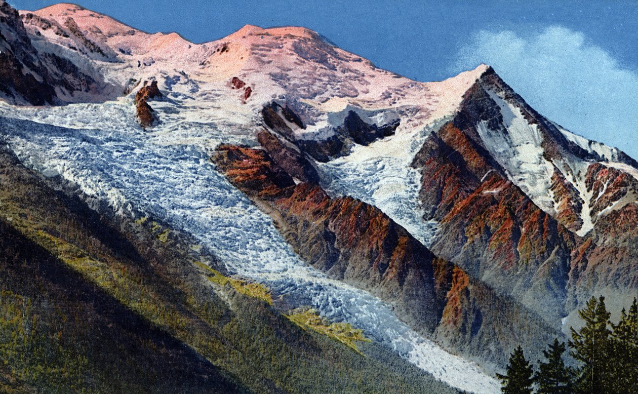 Mont Blanc -ketju Le Breventistä, Chamonix