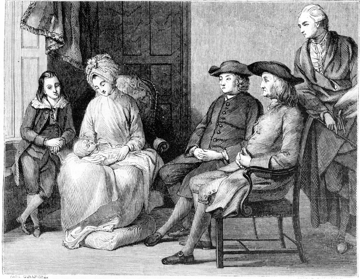 Kveekerit 1700-luvulla. tekijältä Unknown artist