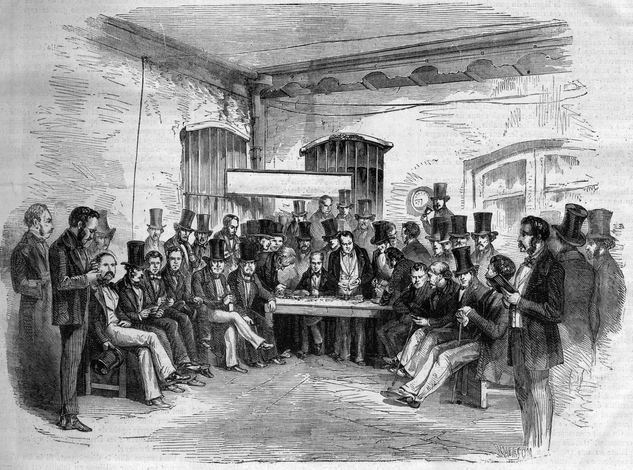 Pörssi - Buenos Aires, Argentiina 1868 tekijältä Unknown artist