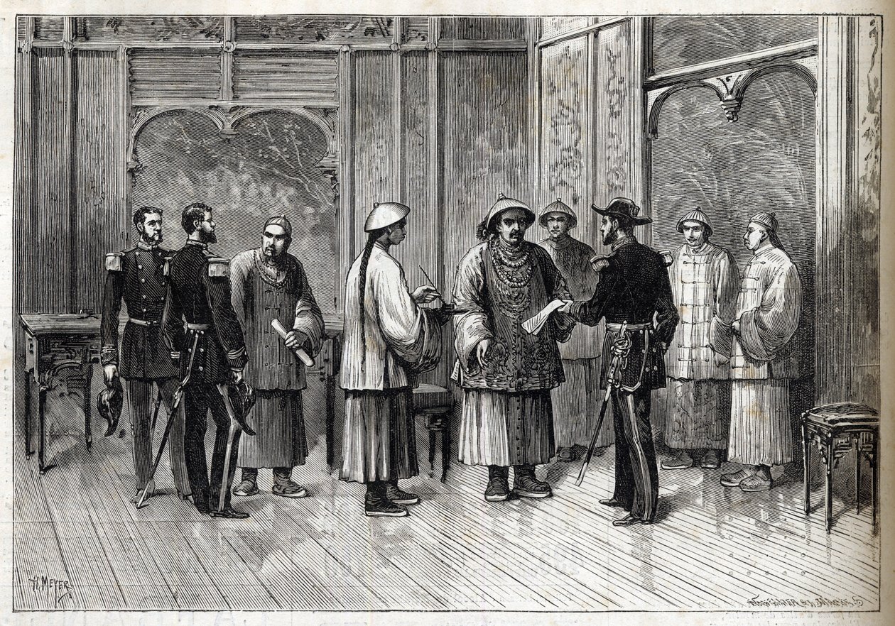 Tientsinin sopimus tai Li-Fournierin sopimus – Tientsinin sopimus – Li-Fournierin sopimus (Li Fournier) – 11. toukokuuta tekijältä Unknown artist