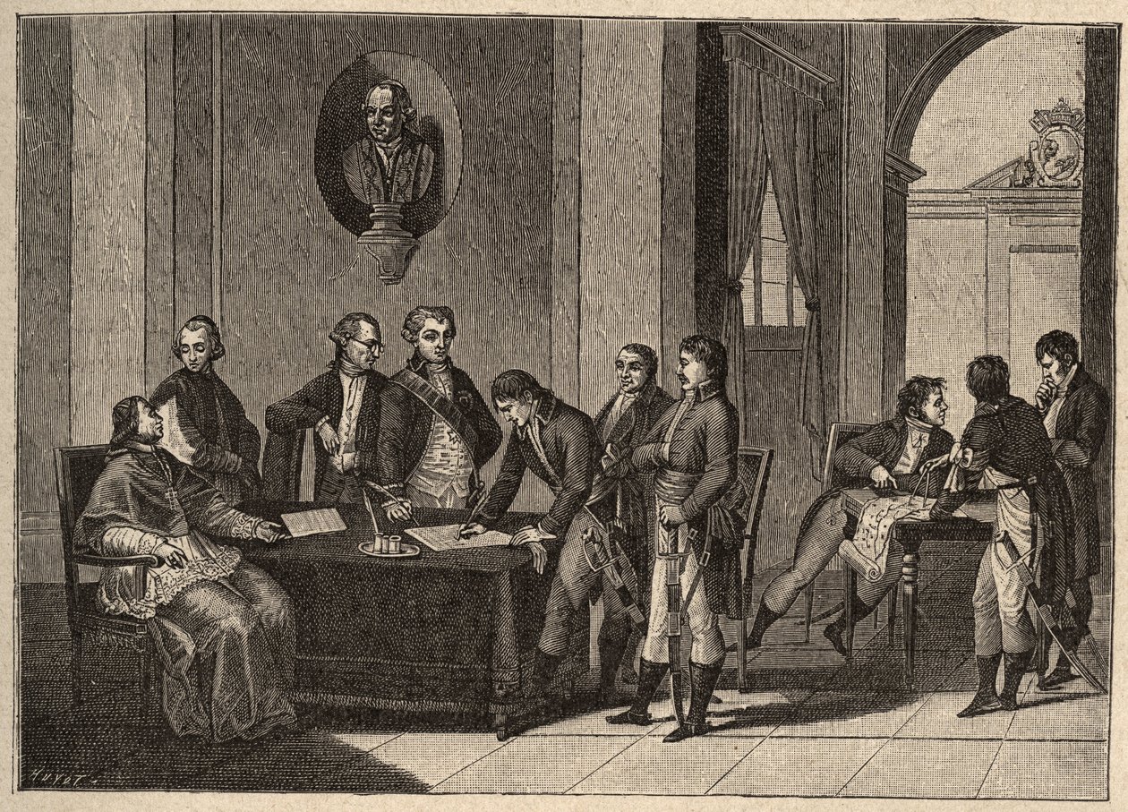 Tolentinon sopimus tai Tolentinon rauha on rauhansopimus, joka allekirjoitettiin 19. helmikuuta 1797 Tolentinossa, Italiassa, Ranskan ja paavillisten valtioiden välillä. (Kenraali Bonaparten ja paavi Pius (Pio tai Pius) VI (1717-1799) välillä. Paavi luovut tekijältä Unknown artist