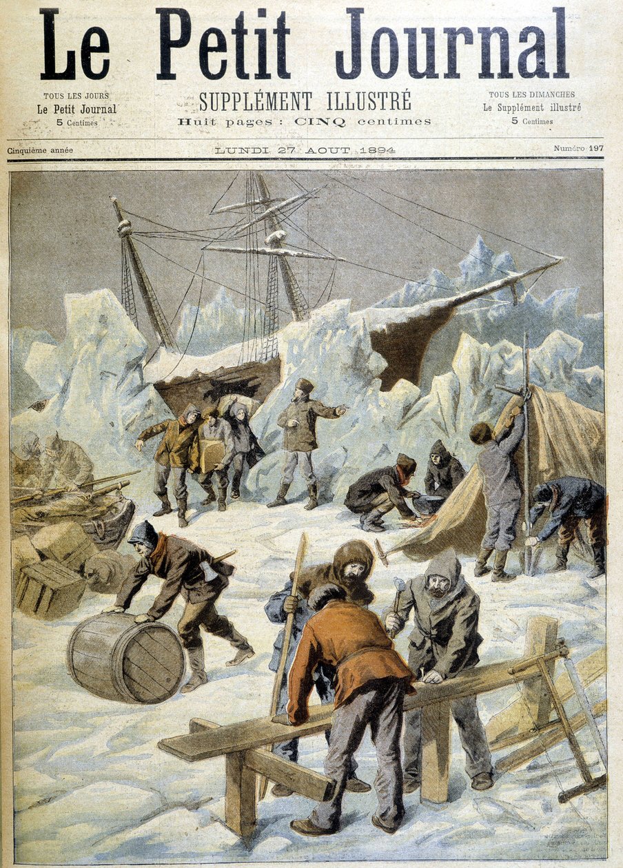 The Wellman Polar Expedition: Camp on the Ice, "" Petity Journal", 27.08.1894 tekijältä Unknown artist