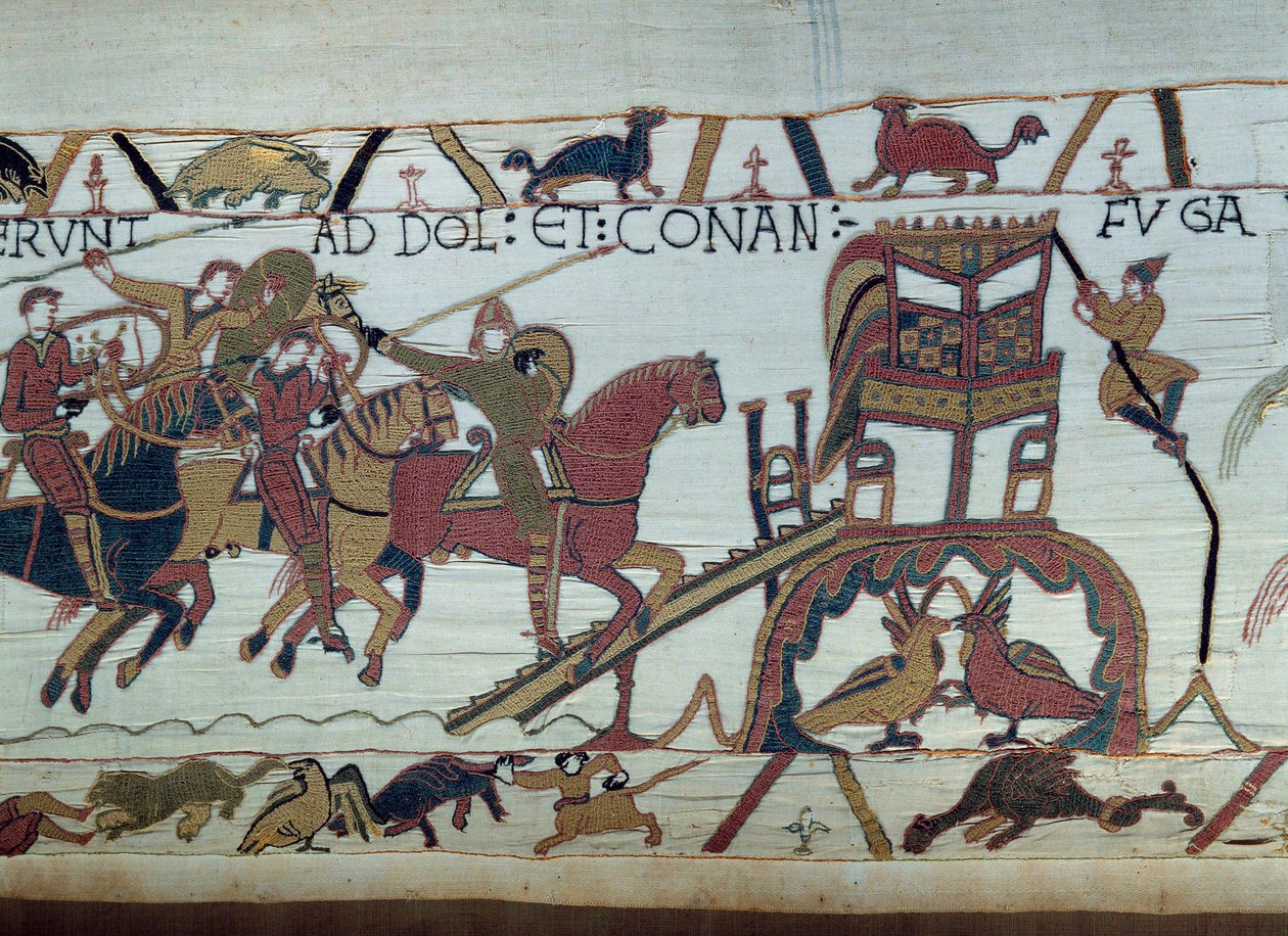 William Valloittajan (1027-1087) armeija lähti taistelemaan Bretagnen herttua vastaan, saapui Bayeux