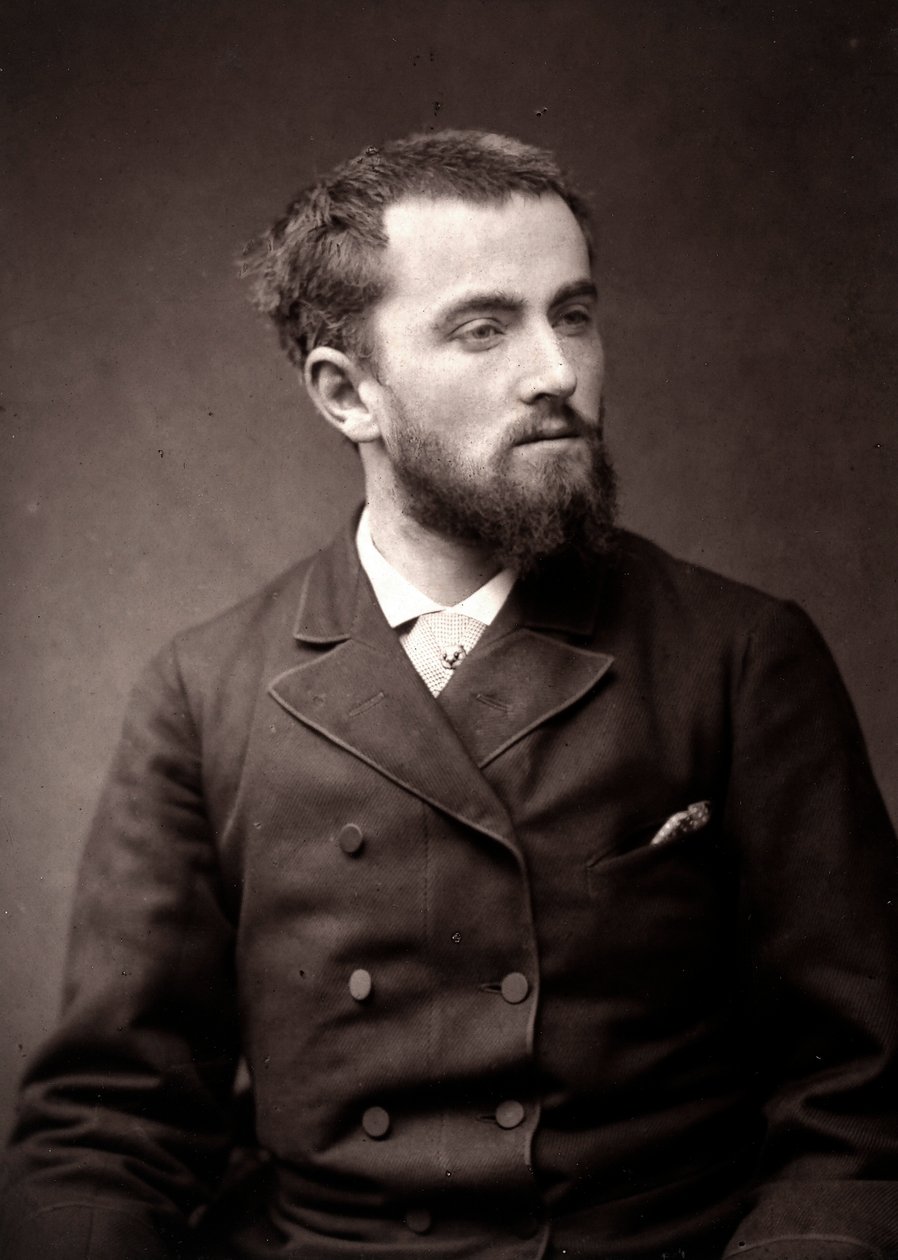 Taiteilija Camille-Alfred Pabst valokuvasi vuoden 1881 Pariisin salongin yhteydessä tekijältä Unknown
