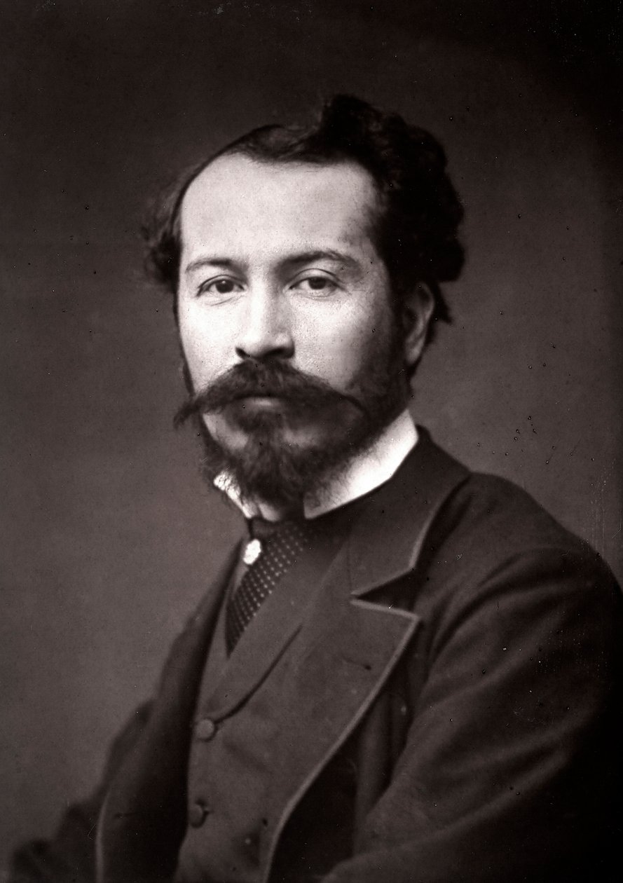Taiteilija Edmond-Louis Dupain kuvasi Pariisin salongin yhteydessä vuonna 1883 tekijältä Unknown
