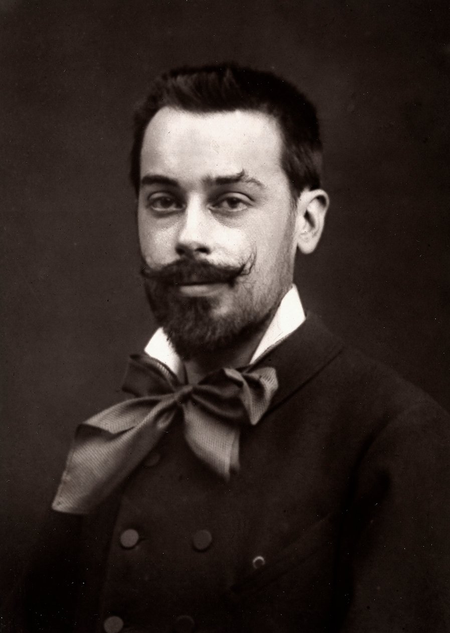 Taiteilija Jean Geoffroy kuvasi Pariisin salongin yhteydessä vuonna 1883 tekijältä Unknown