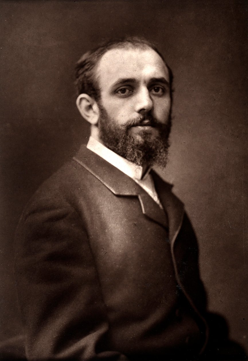 Taiteilija Norbert Goeneutte otettu vuoden 1881 Pariisin salongin yhteydessä tekijältä Unknown