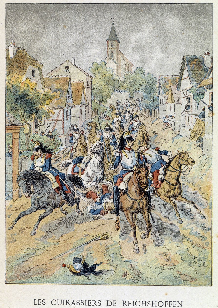 Reichshoffenin taistelulaivat (Froeschwiller Woerth, Froeschwiller-Woerth), 6. elokuuta tekijältä Unknown artist
