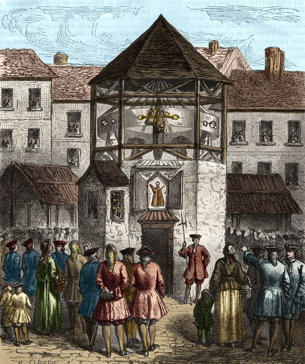 Marquis de Vaubanin Sebastien Le Prestren kirja "" la dime royale "" heitettiin pilalle hänen kiellonsa jälkeen vuonna 1707. tekijältä Unknown artist