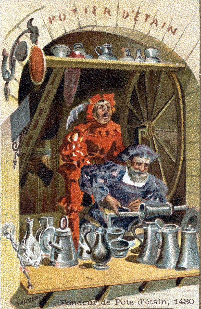 Tinapatalasulattajan taito vuonna 1480. tekijältä Unknown artist