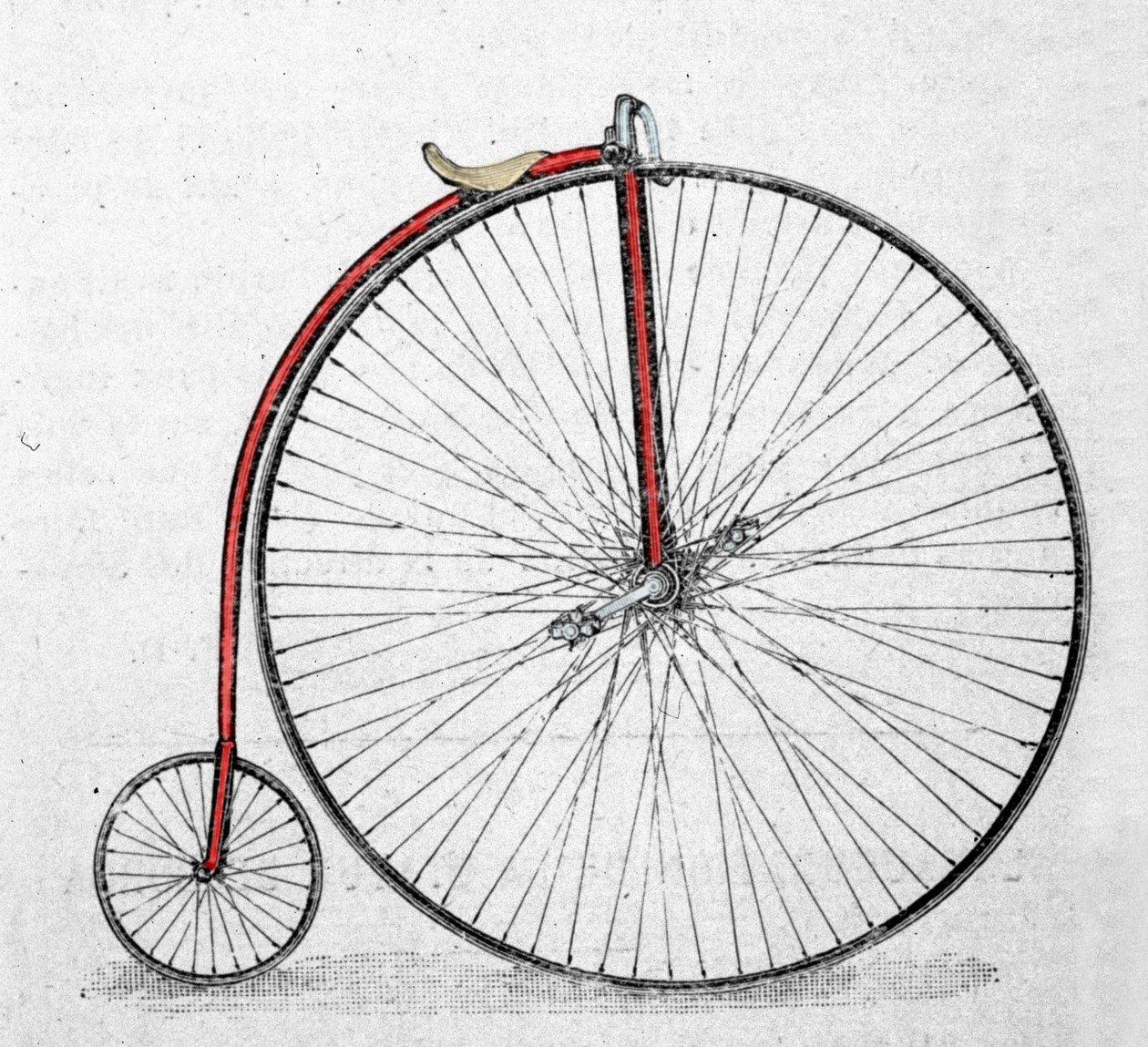 Grand bike eli grand bi (grand-bi) keksittiin vuosina 1865-1870. tekijältä Unknown artist