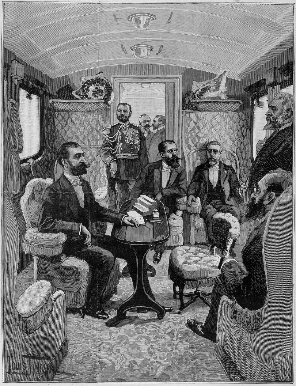 Presidentti Carnotin matka vuonna 1890. tekijältä Unknown artist