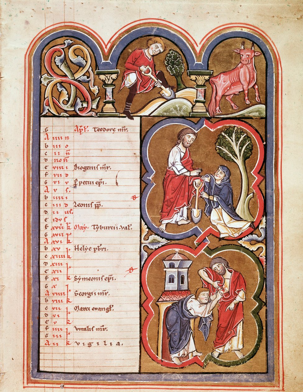 Huhtikuun kuukausi, Noli me tangere, l