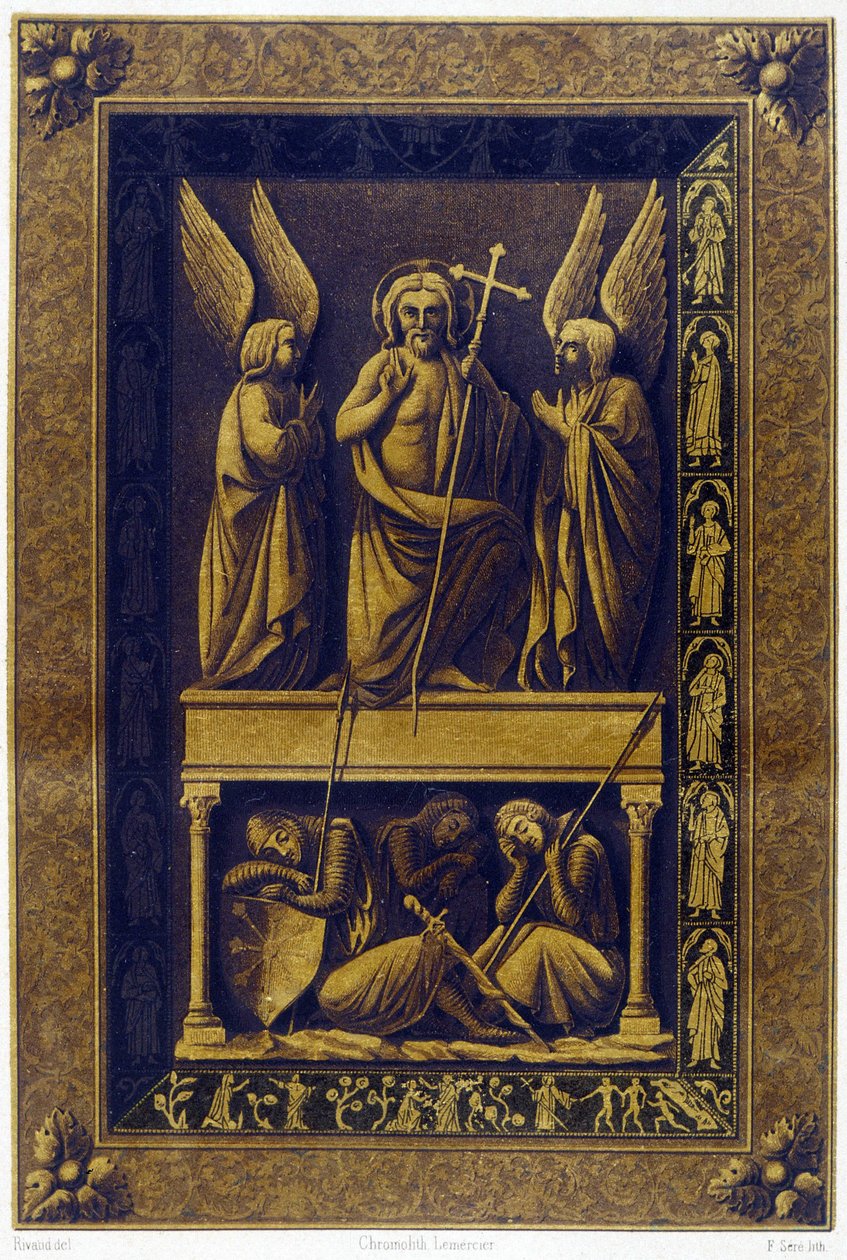 Kristuksen ylösnousemus, vermeil kansi tekijältä Unknown artist