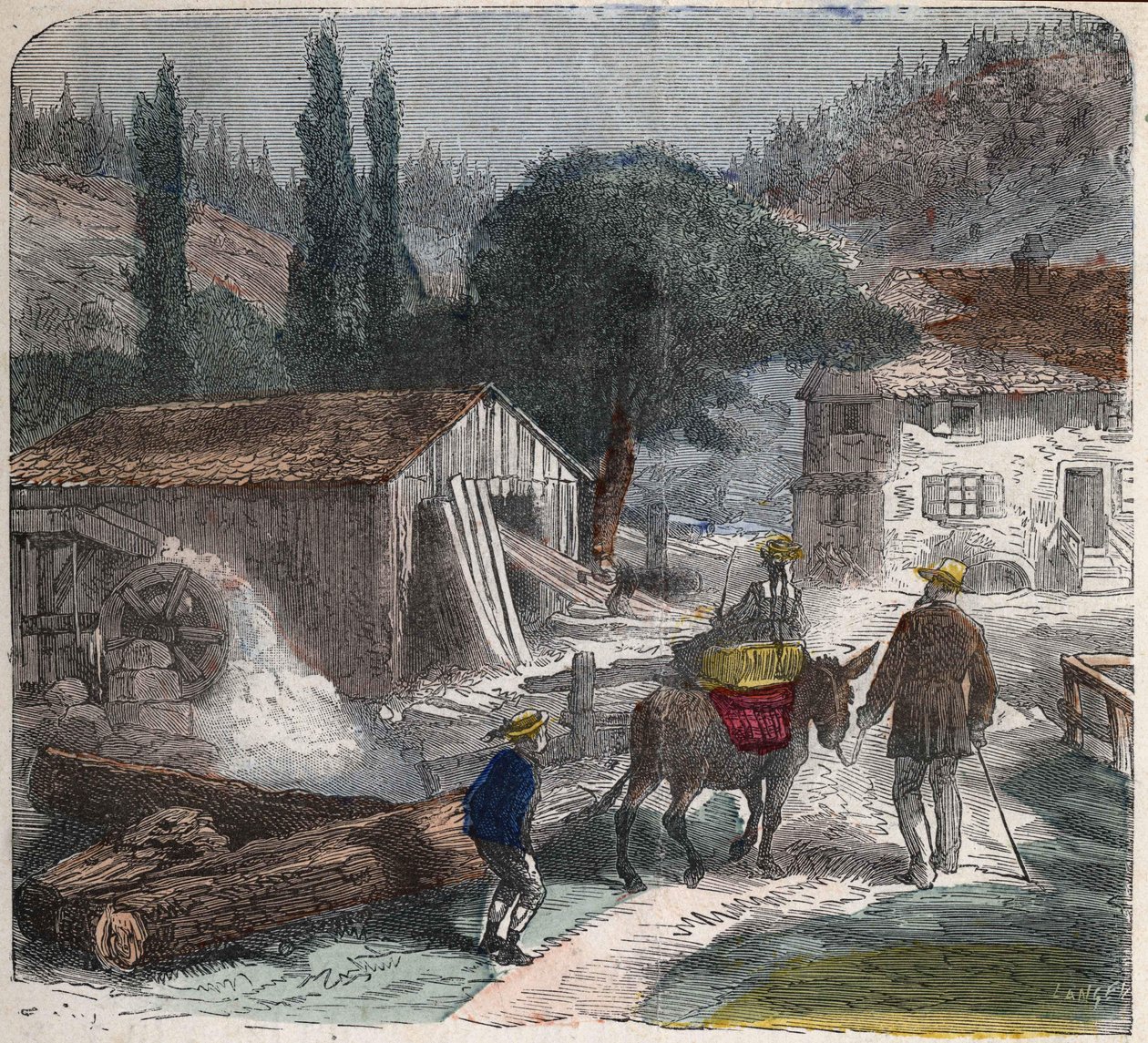 Saha. 1800-luvun kuvitus. Bianchetti kokoelma. tekijältä Unknown artist
