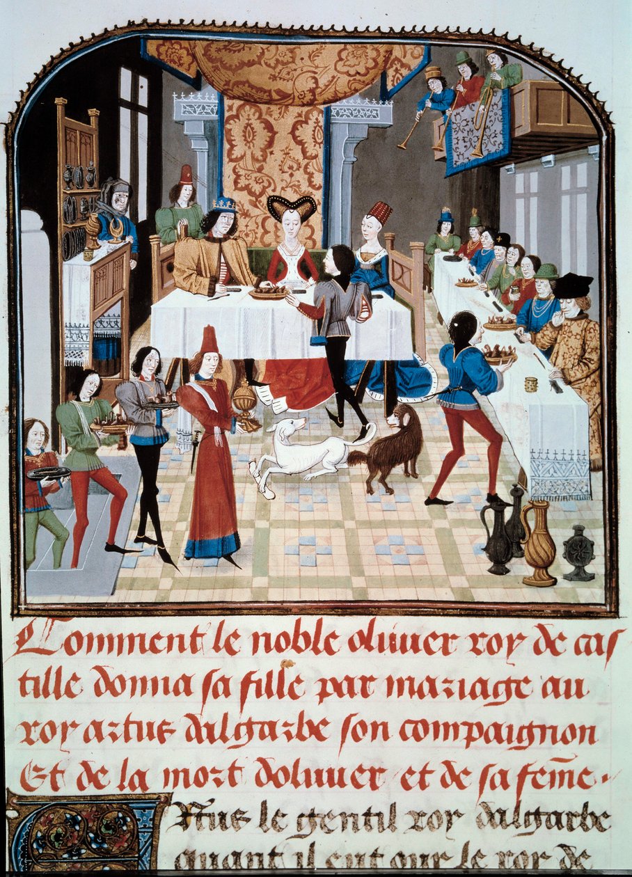 Olivier de Castilen tyttären hääjuhla Artus d