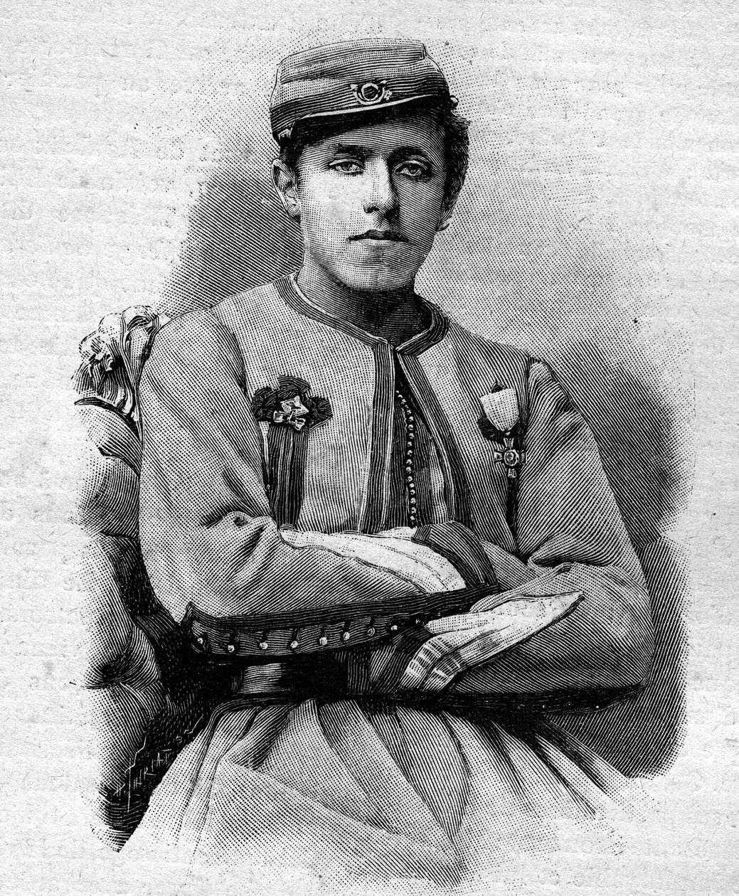 Theodore Wibaux, paavillinen Zouave ja jesuiite (1849 - 1882). tekijältä Unknown artist