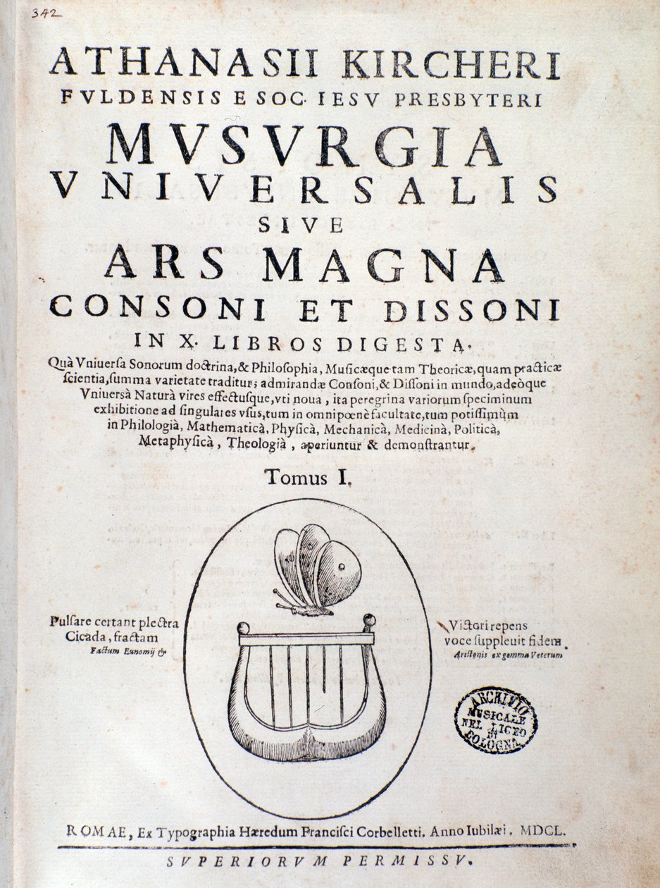 Musurgian otsikkosivu (1650) tekijältä Unknown artist
