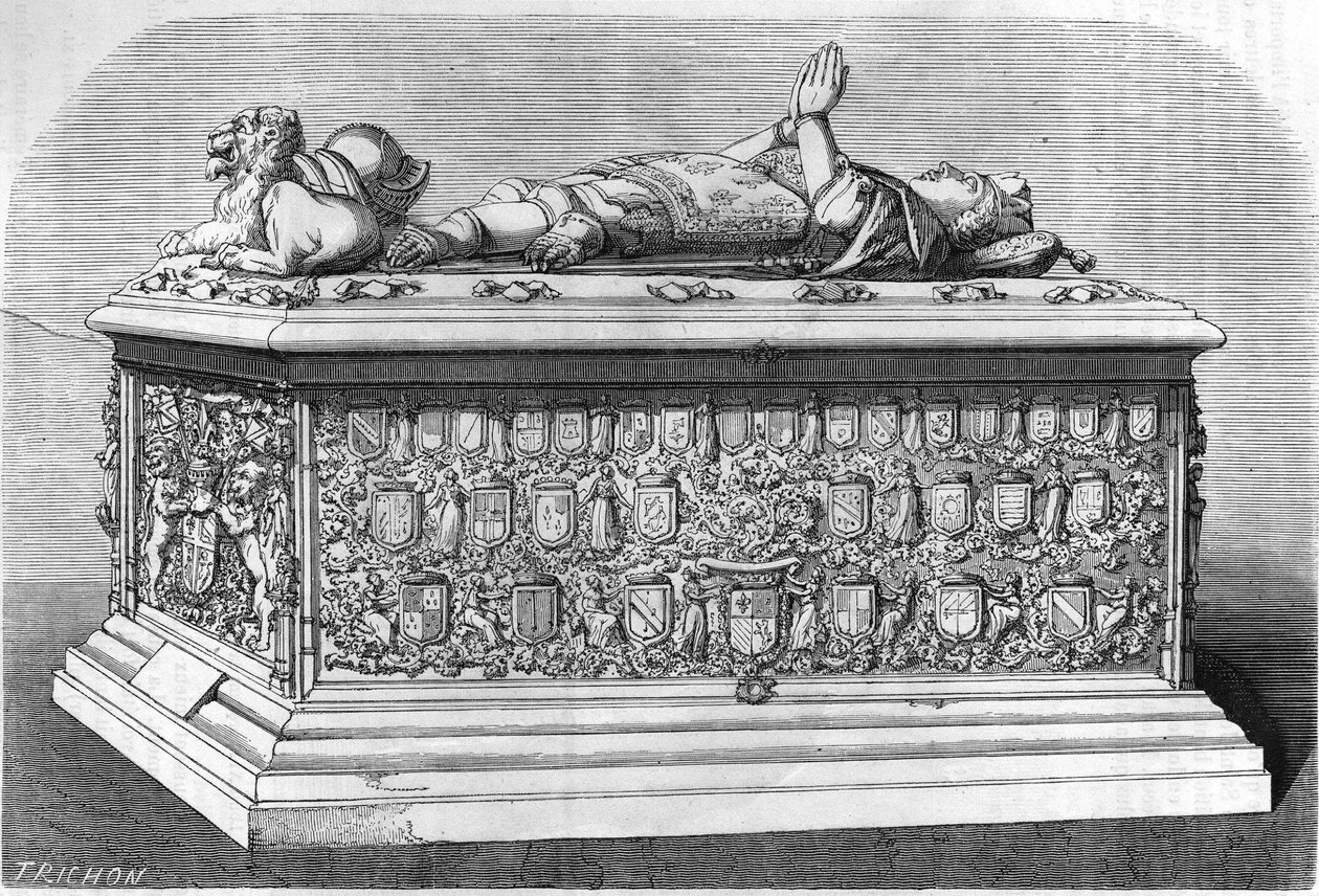 Kaarle Burgundin herttua (1433-1477) hauta. tekijältä Unknown artist