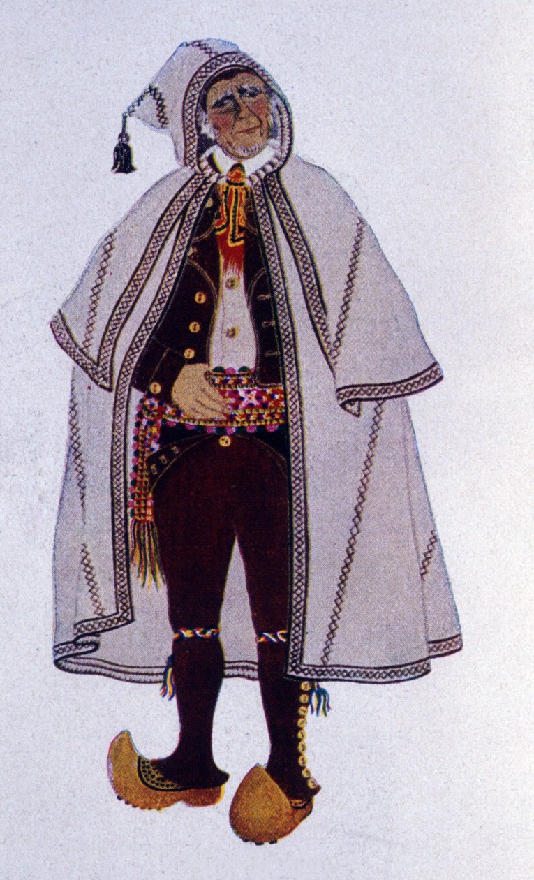 Labasseren perinteinen paimenasu, Bearn tekijältä Unknown artist