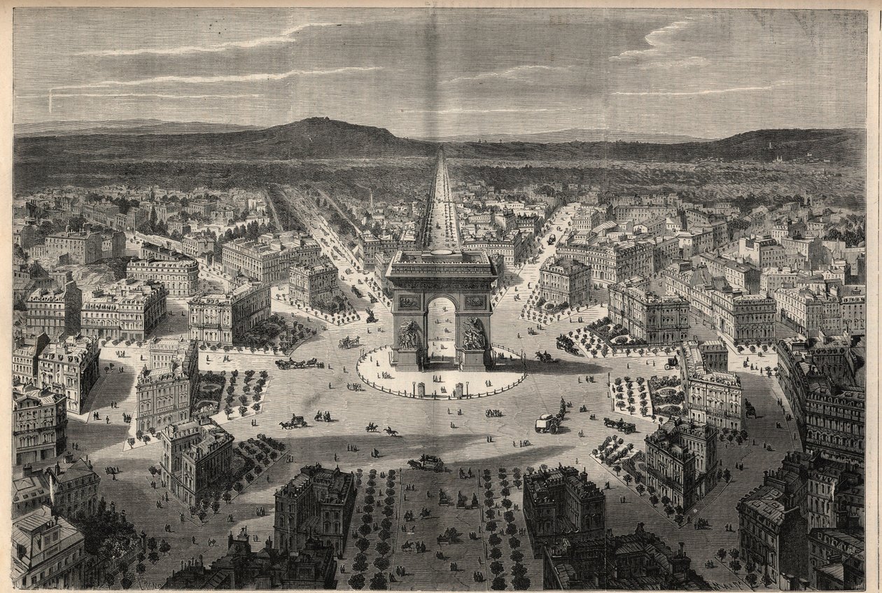 Pariisin muunnokset toisen imperiumin aikana, Haussmann Paris: yleiskuva Place de l