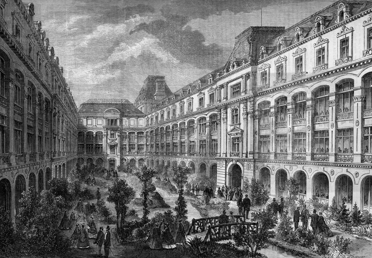 Pariisin muunnokset toisen imperiumin aikana, Paris Haussmann: Place du Chateau d