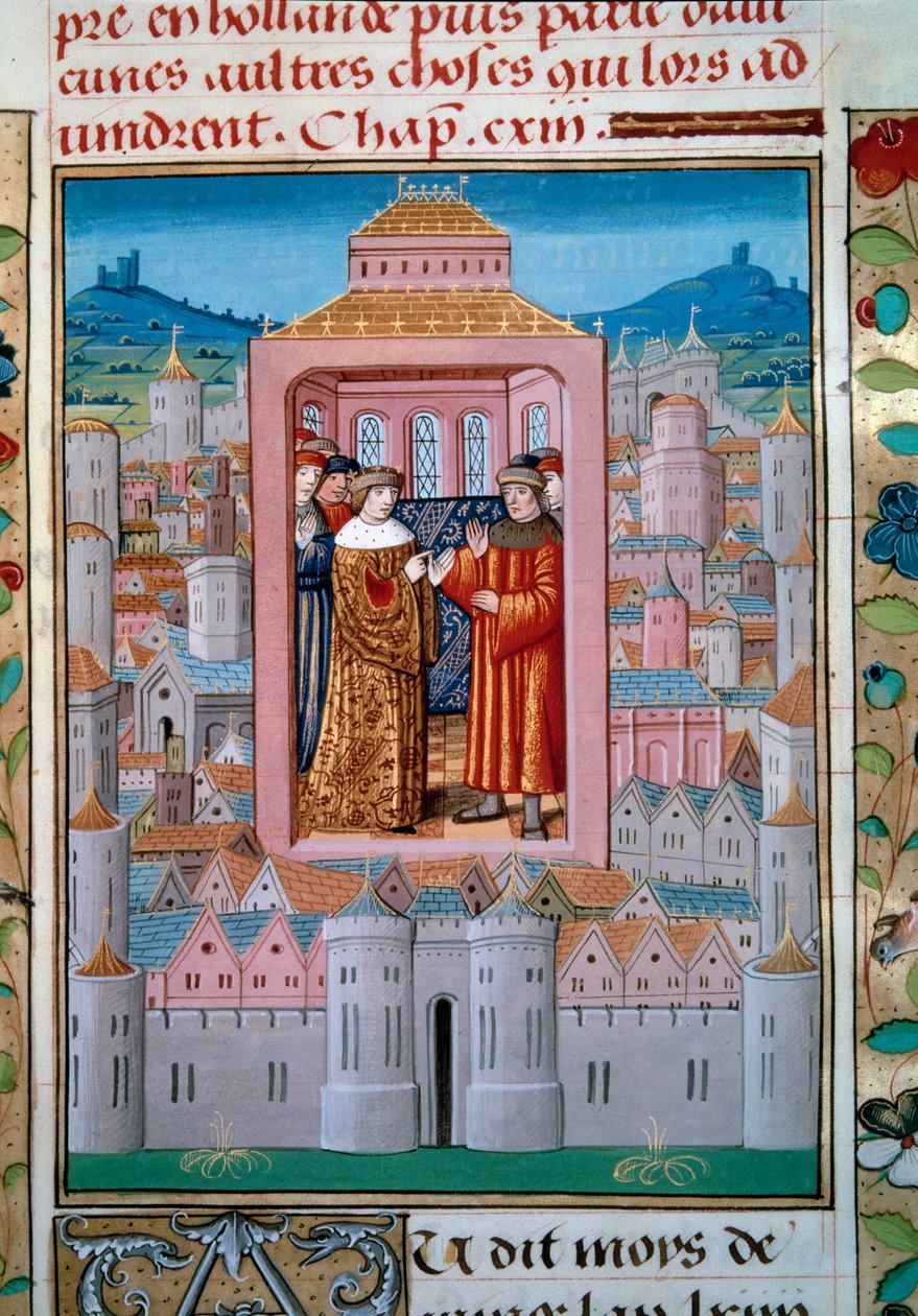 Conflansin sopimus 5.10.1465 kuningas Ludvig XI:n ja Charles de Charolais