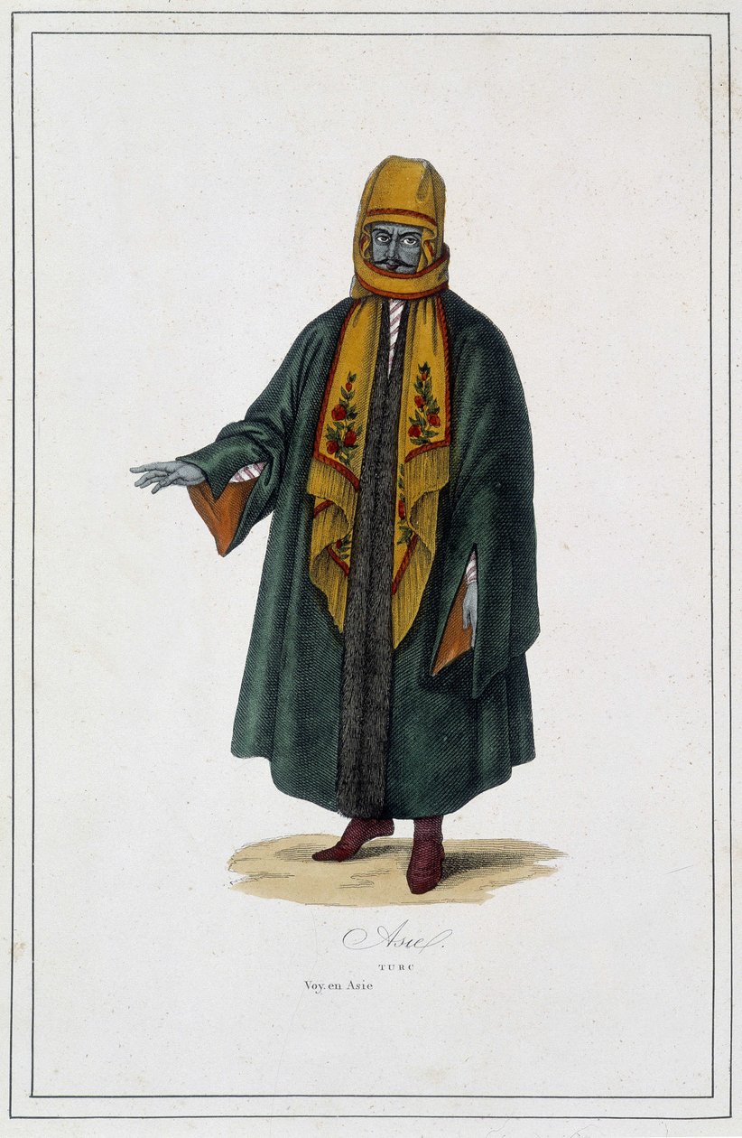 Turkki - kirjassa "Maan kansat", kirjoittaja Abbé Paul Jonhanneaud, Librairie des Bons livres tekijältä Unknown artist