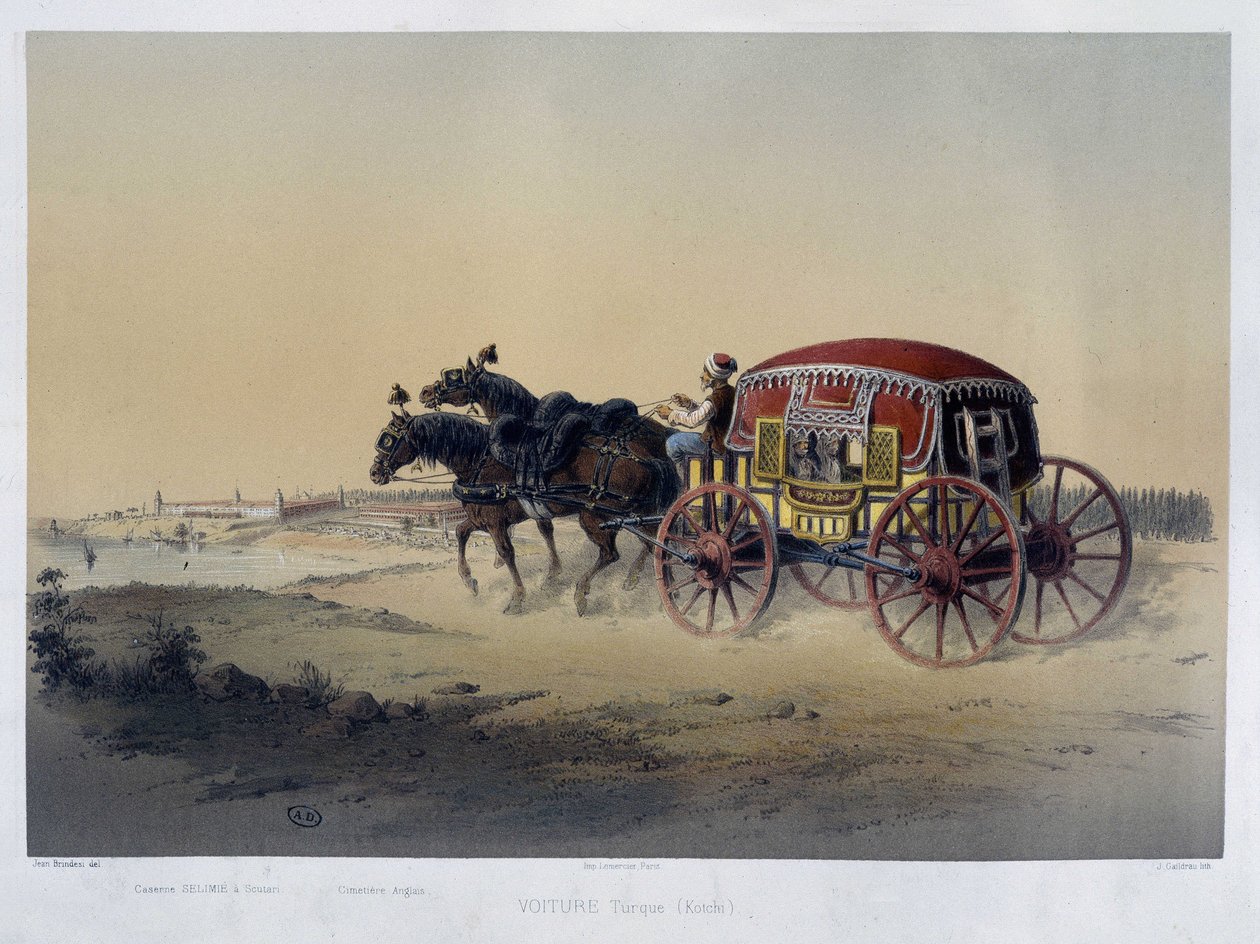 Turkkilainen vaunu - 1800-luku, jKr tekijältä Unknown artist