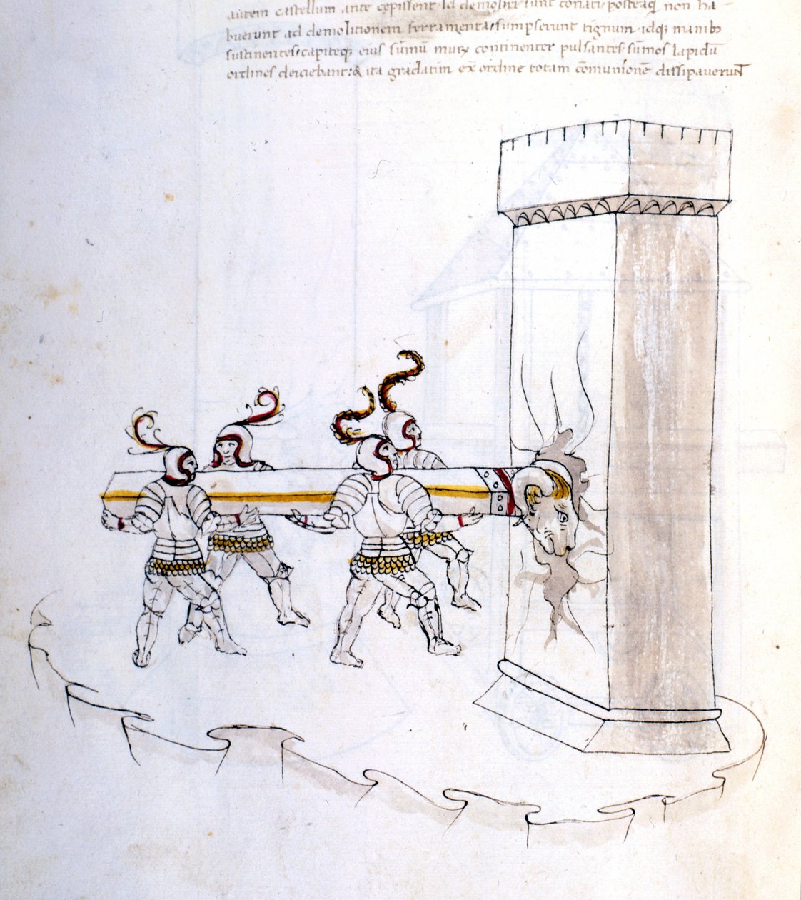 Uskovan käyttö hyökkäyksen aikana 1500-luvulla. tekijältä Unknown artist