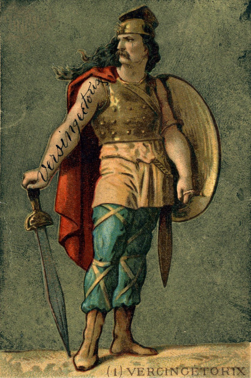 Vercingetorix (n. 72-46 eKr.), gallialainen johtaja tekijältä Unknown artist