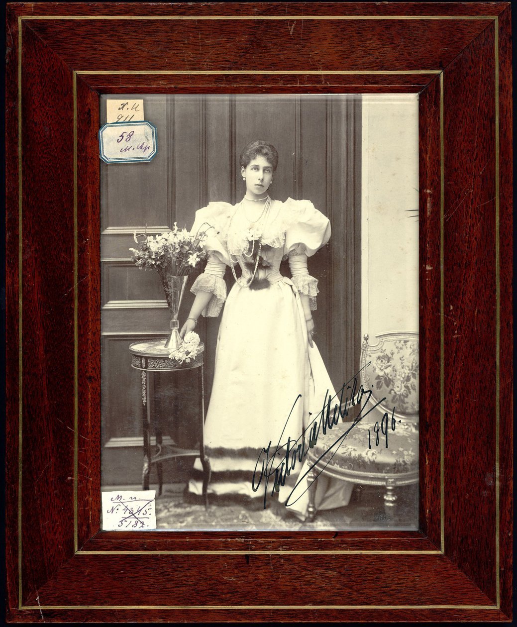 Victoria Melita de Saxe Cobourg-Gotha - Saksi-Coburgin ja Gothan prinsessa Victoria Melita (1876-1936), Nimetön. Hopeinen gelatiinivalokuvaus tekijältä Unknown artist