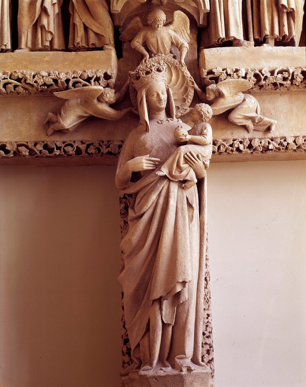 Virgin Doree Gate poikkiristeyksen eteläpuolella: St. Honoren portti nimeltä "" of the Virgin Doree"" tekijältä Unknown artist