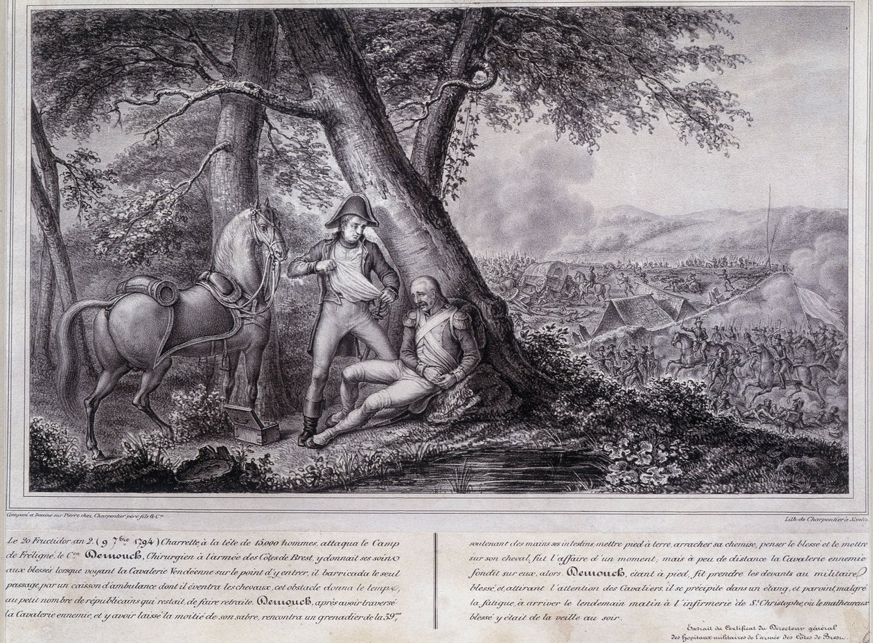 Vendéen sota: kirurgi Demouchin rohkeus tekijältä Unknown artist