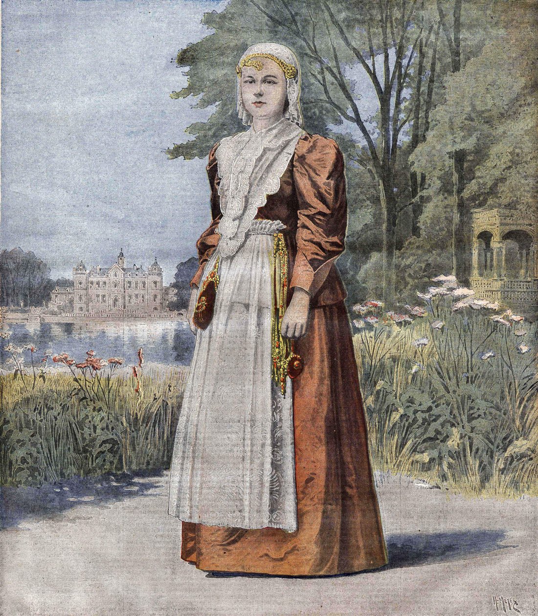 Wilhelmine (1880-1962), Alankomaiden kuningatar (Hollanti) tekijältä Unknown artist