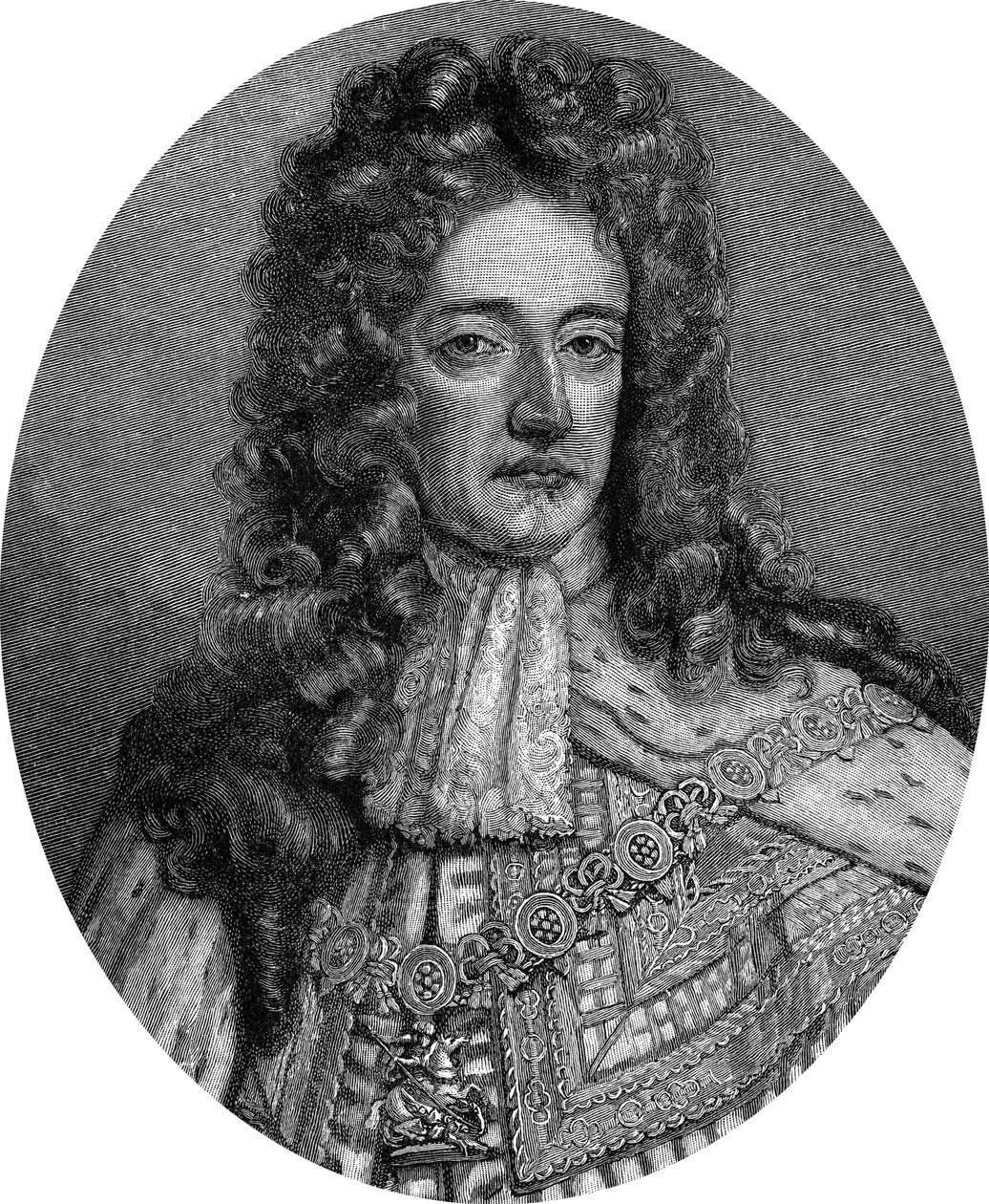 Vilhelm III Englannista (kaiverrus) tekijältä Unknown artist