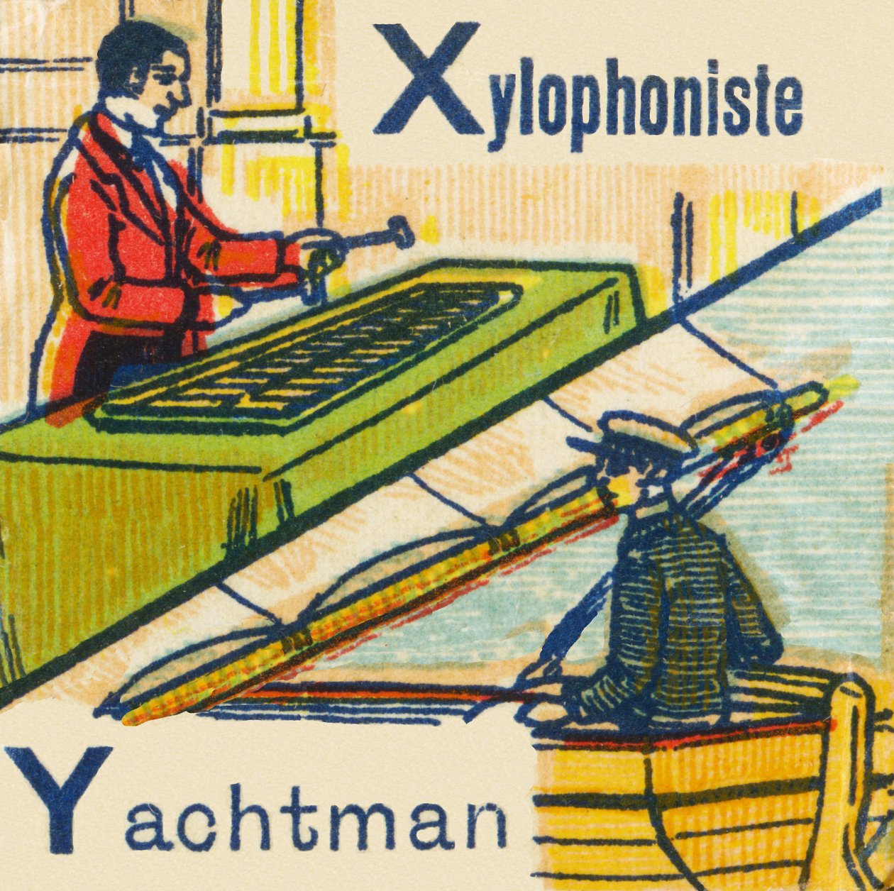 X ksylofonisti Y Yachtman tekijältä Unknown artist