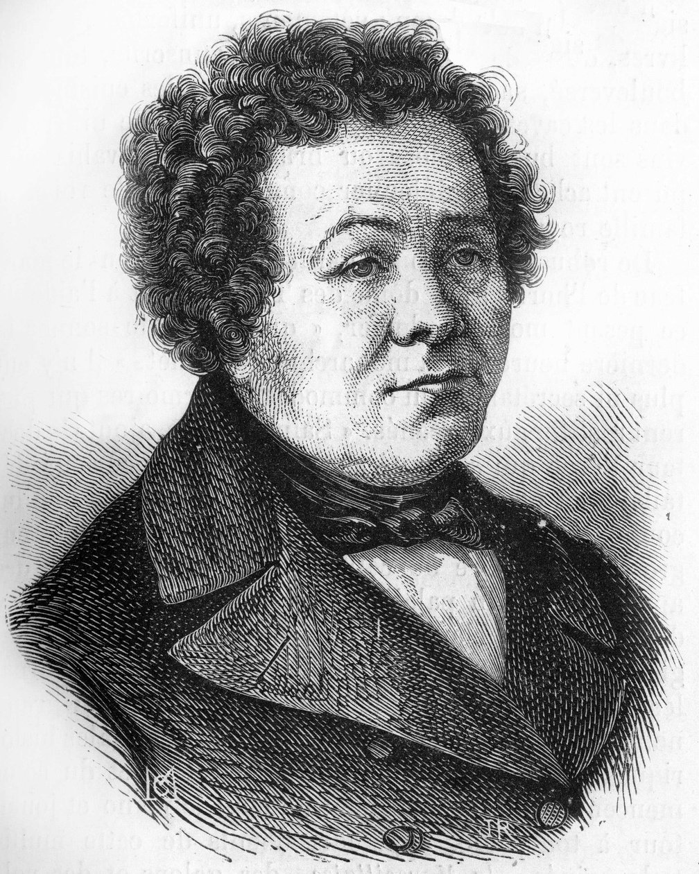 muotokuva ranskalaisesta poliitikosta Adolphe Crémieux