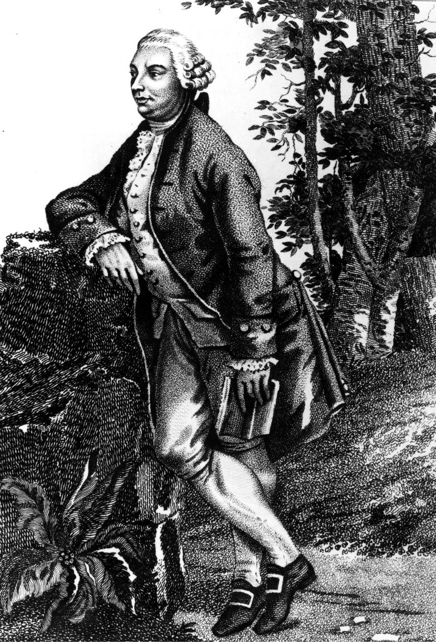 David Humen muotokuva. Skotlantilainen filosofi (1711-1776). tekijältä Unknown artist