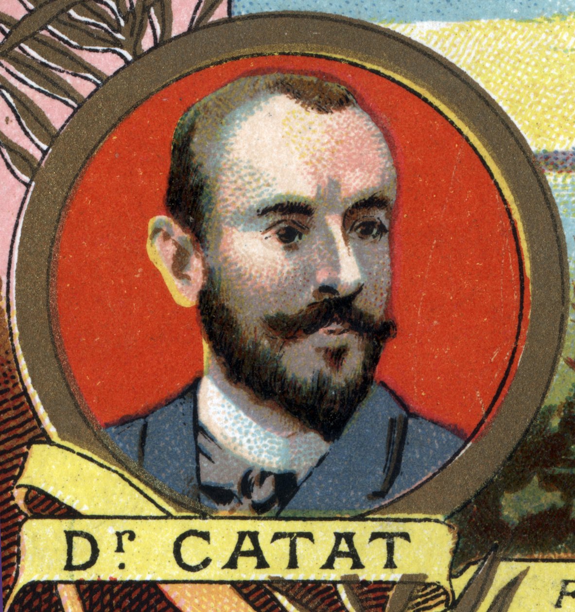 muotokuva tohtori Louis Catatista, 1800-luvun ranskalaisesta tutkimusmatkailijasta. tekijältä Unknown artist