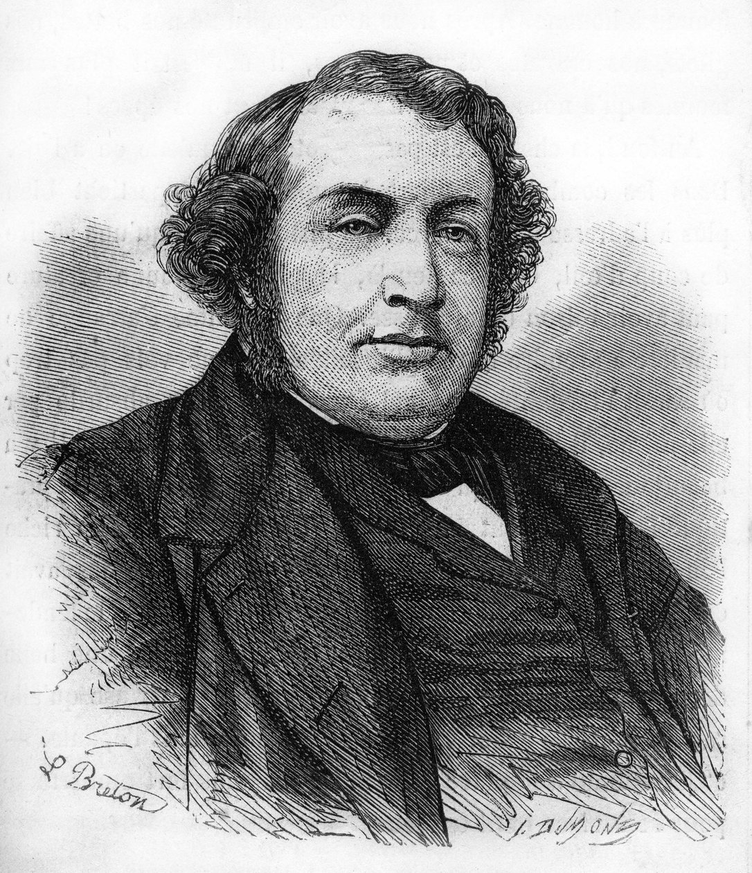 Ernest Picardin muotokuva. Ranskalainen poliitikko (1821-1877). tekijältä Unknown artist