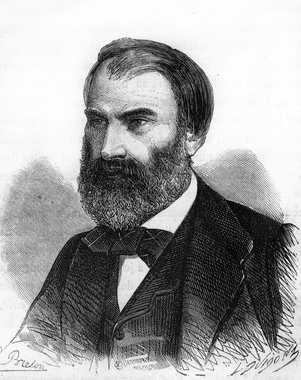 Eugène Pelletanin muotokuva. Ranskalainen poliitikko (1813-1884). tekijältä Unknown artist