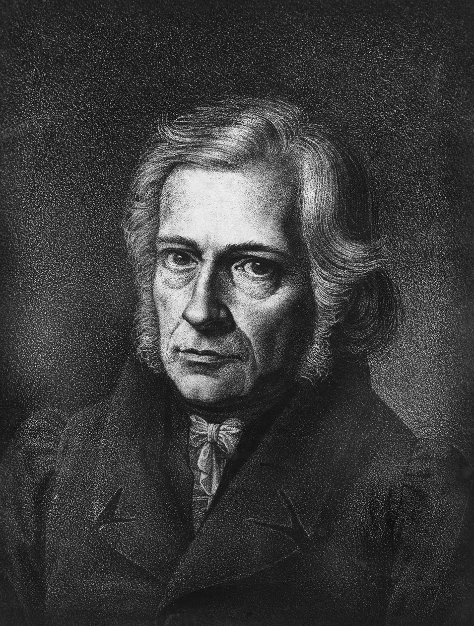 Friedrich Daniel Ernst Schleiermacherin muotokuva. Saksalainen filosofi ja teologi (s. Breslaussa tekijältä Unknown artist