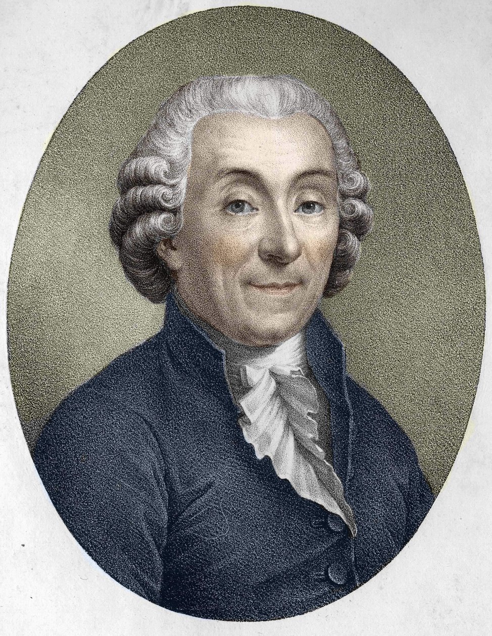 muotokuva Gabriel Bonnot de Mablysta. Ranskalainen moralisti, historioitsija ja taloustieteilijä (1709-1785). tekijältä Unknown artist