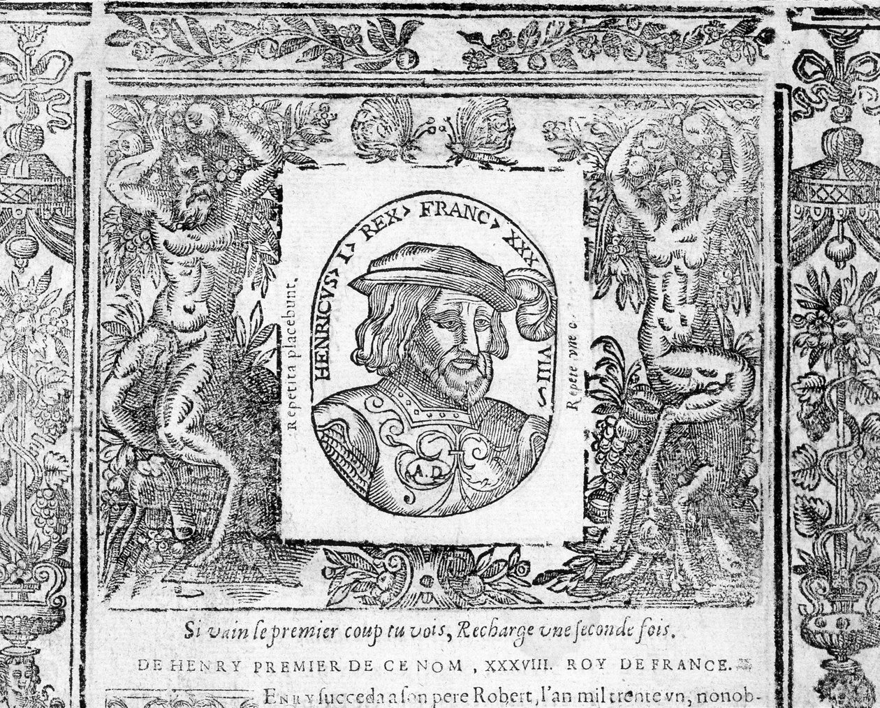 muotokuva Henri I:stä, Ranskan kuninkaalta 1031-1060. tekijältä Unknown artist